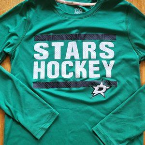 Youth Dallas Stars Hockey l/s dry fit shirt